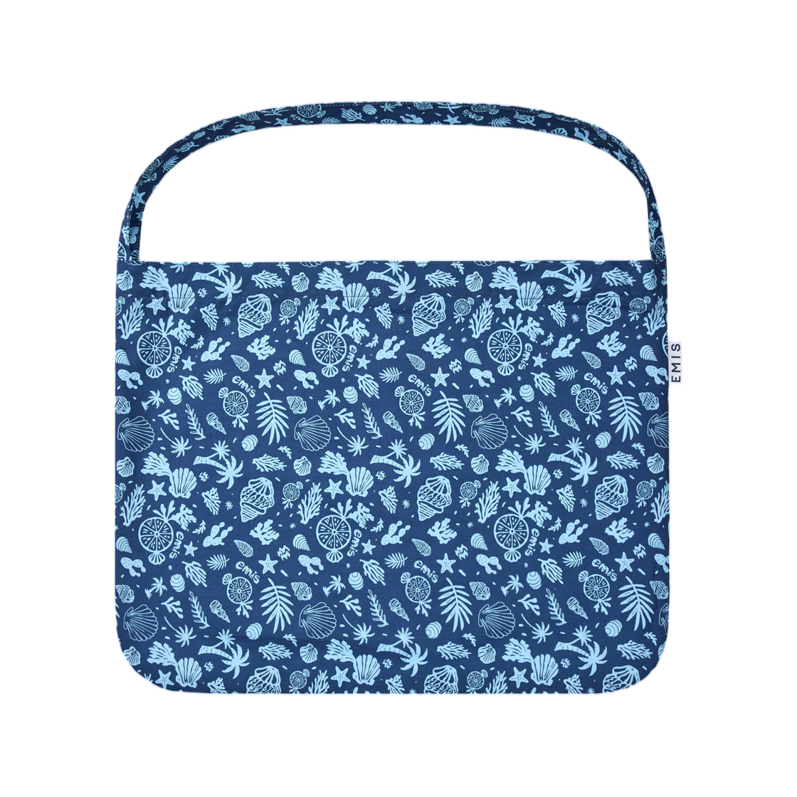 이미스 코스탈 로고 에코 백 블루(Emis Coastal Logo Eco Bag Blue) - 1
