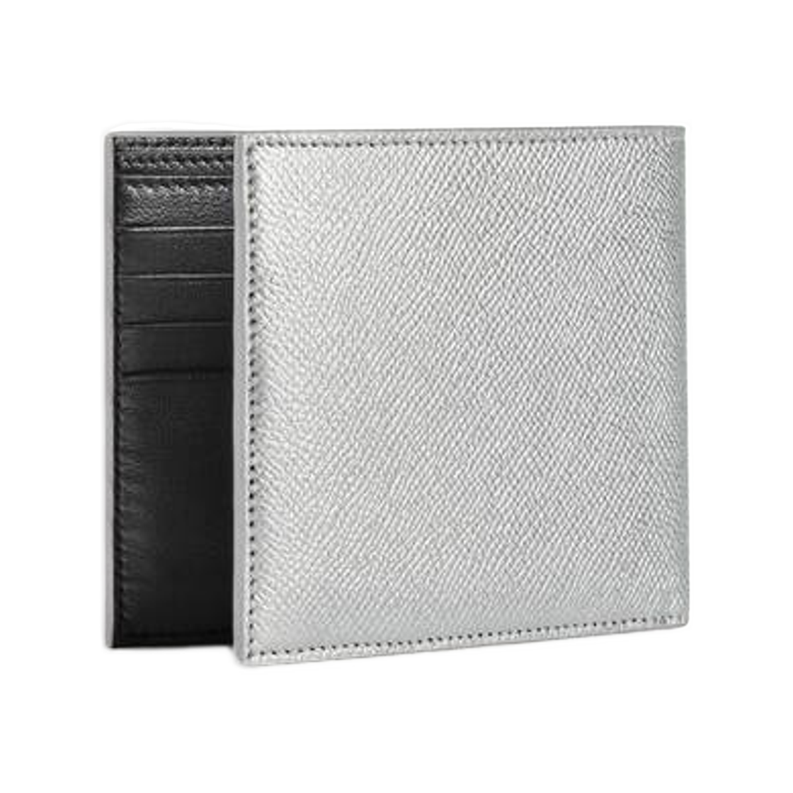 발렌시아가 패스포트 스퀘어 폴디드 월렛 실버(Balenciaga Passport Square Folded Wallet In Silver) - 2