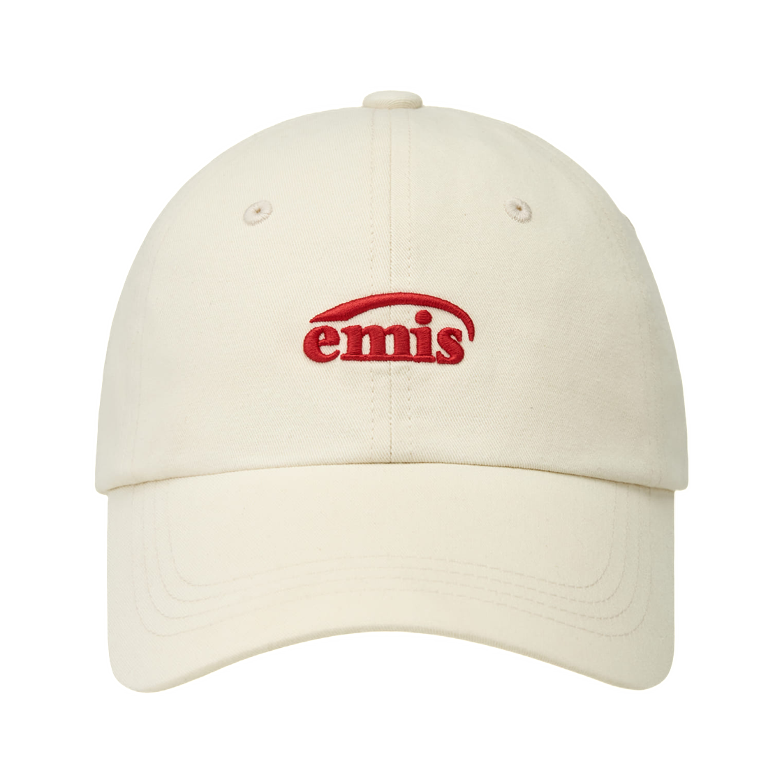 - Emis Small Logo Ball Cap Cream
