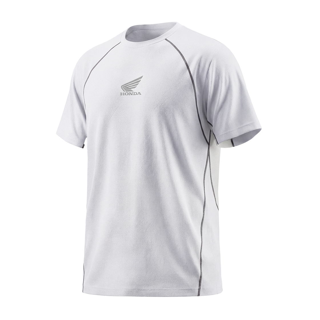 혼다 H-Tech 메쉬 벤틸레이션 하프 저지 슬리브 라이트 그레이(Honda H-Tech Mesh Ventilation Half Jersey Sleeve Light Gray) - 1