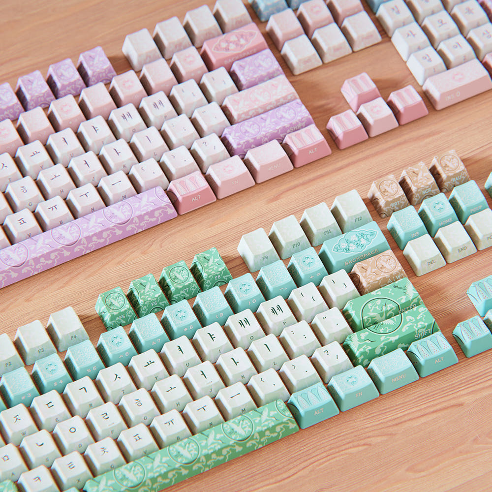 시이닷 고려청자 염료승화 한글 PBT 키캡(C.e.dot  Goryeo Celadon Hangul PBT Keycaps) - 2