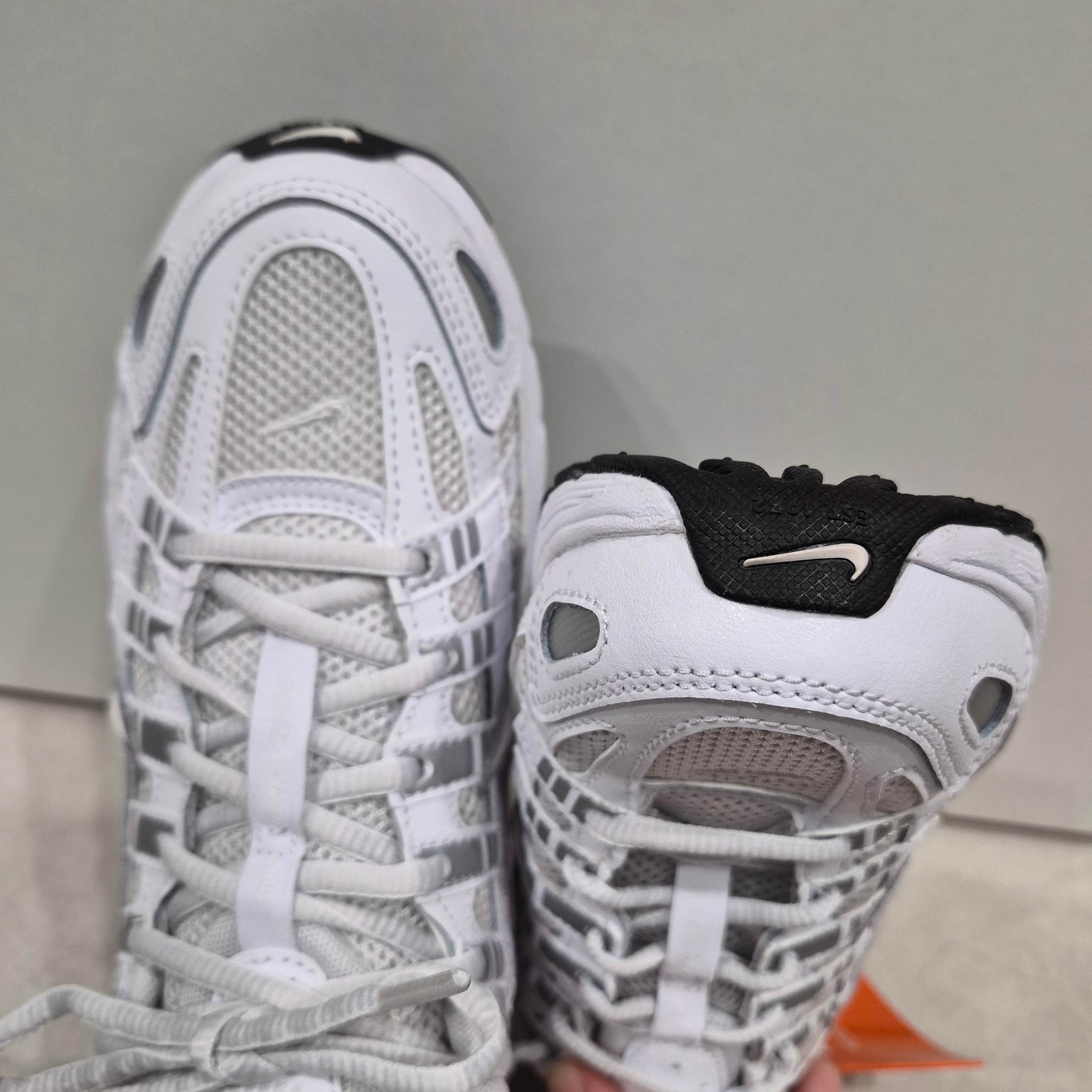 (GS) Nike P-6000 Platinum Tint White 착용 스타일