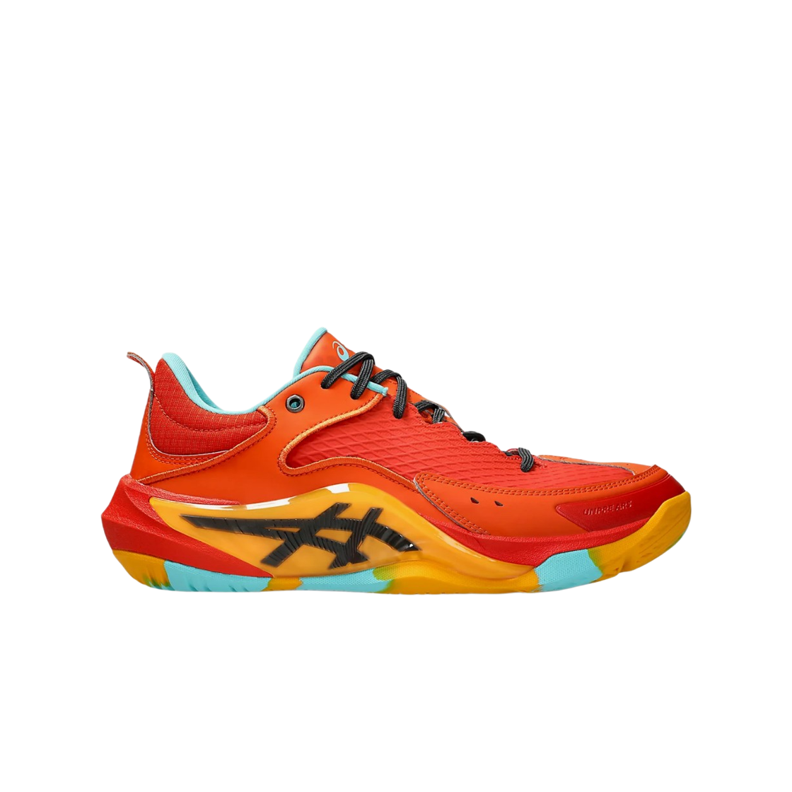 1063A113-600 Asics Unpre Ars Low 3 Red Clay Graphite Grey - D Standard