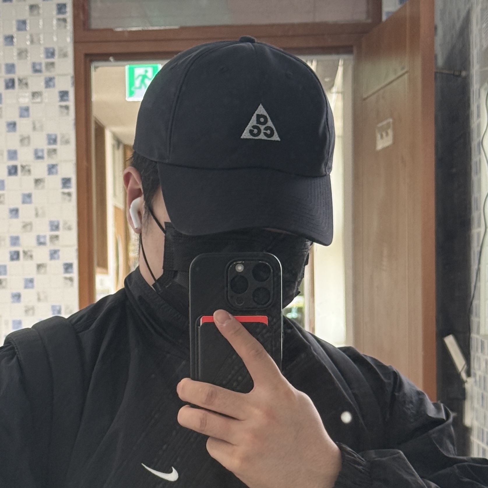Nike ACG Club Unstructured Cap Black 착용 스타일