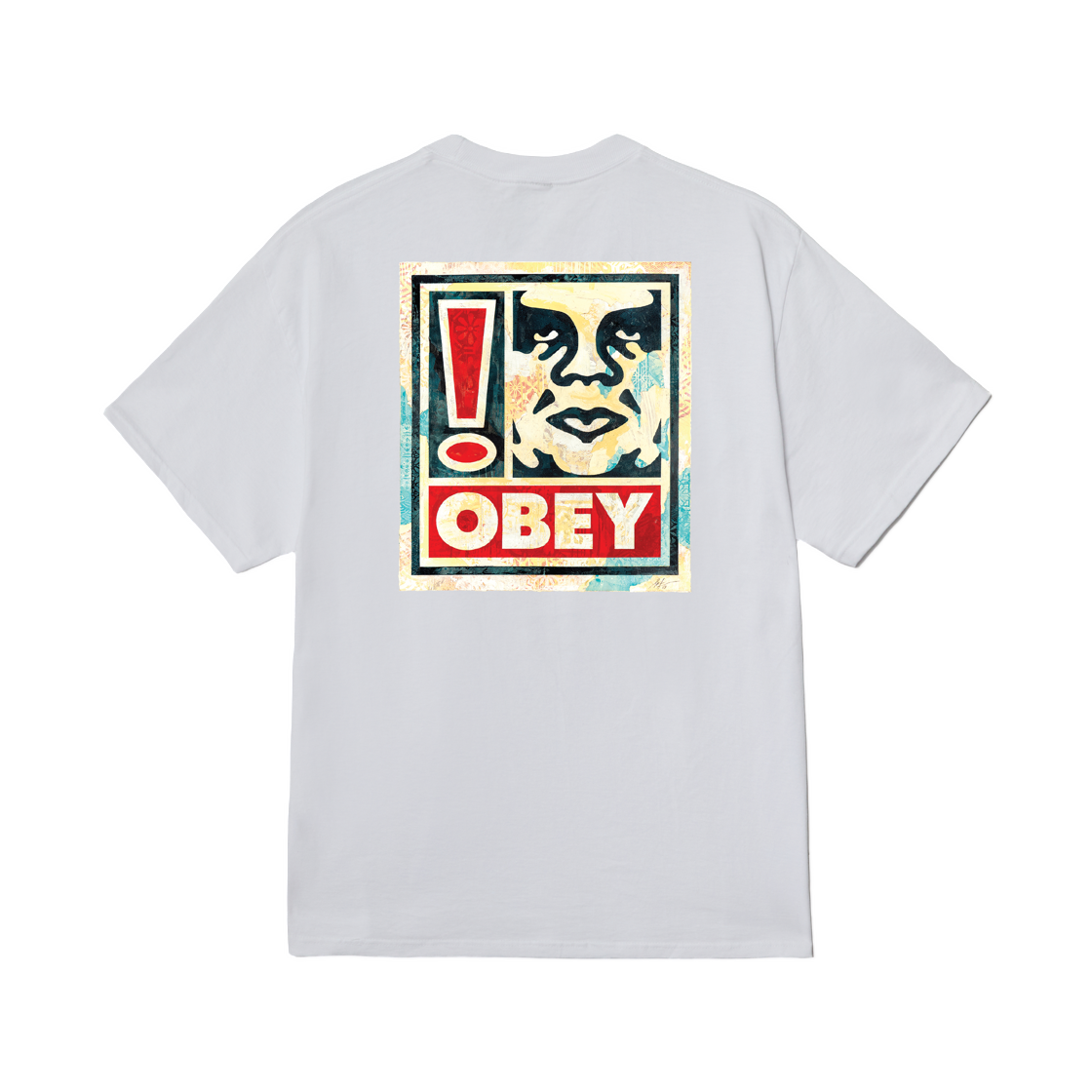 오베이 익스클레메이션 클래식 티셔츠 화이트(Obey Exclamation Classic T-Shirt White)