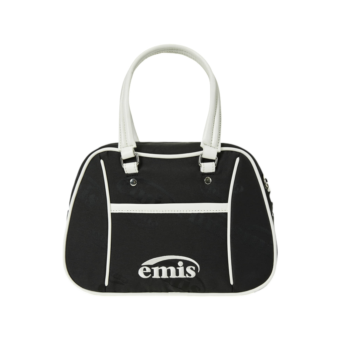 이미스 로고 자카드 토트백 블랙(Emis Logo Jacquard Tote Bag Black) - 1