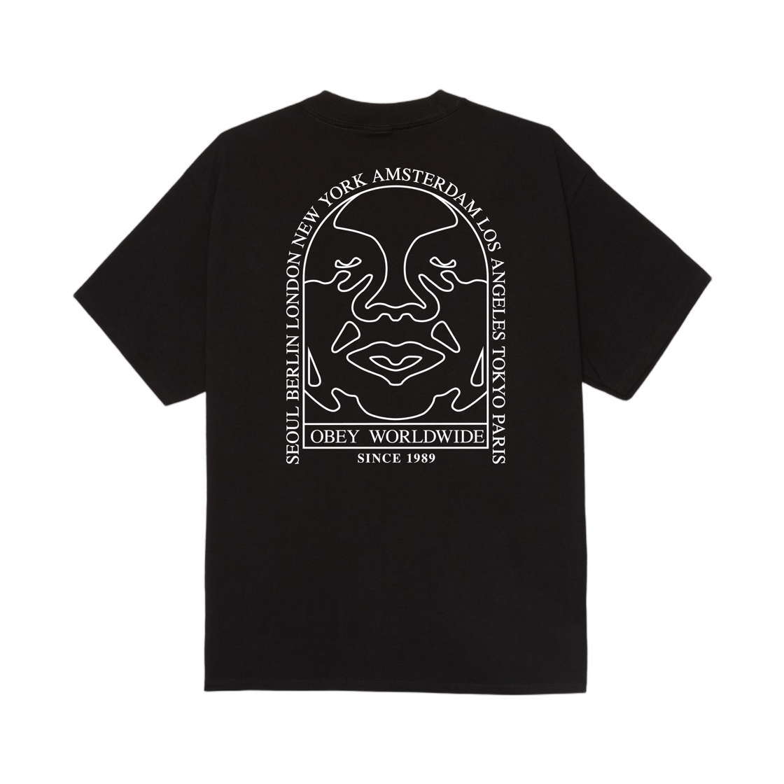 오베이 아이콘 아치 클래식 티셔츠 블랙(Obey Icon Arch Classic T-Shirt Black) - 1