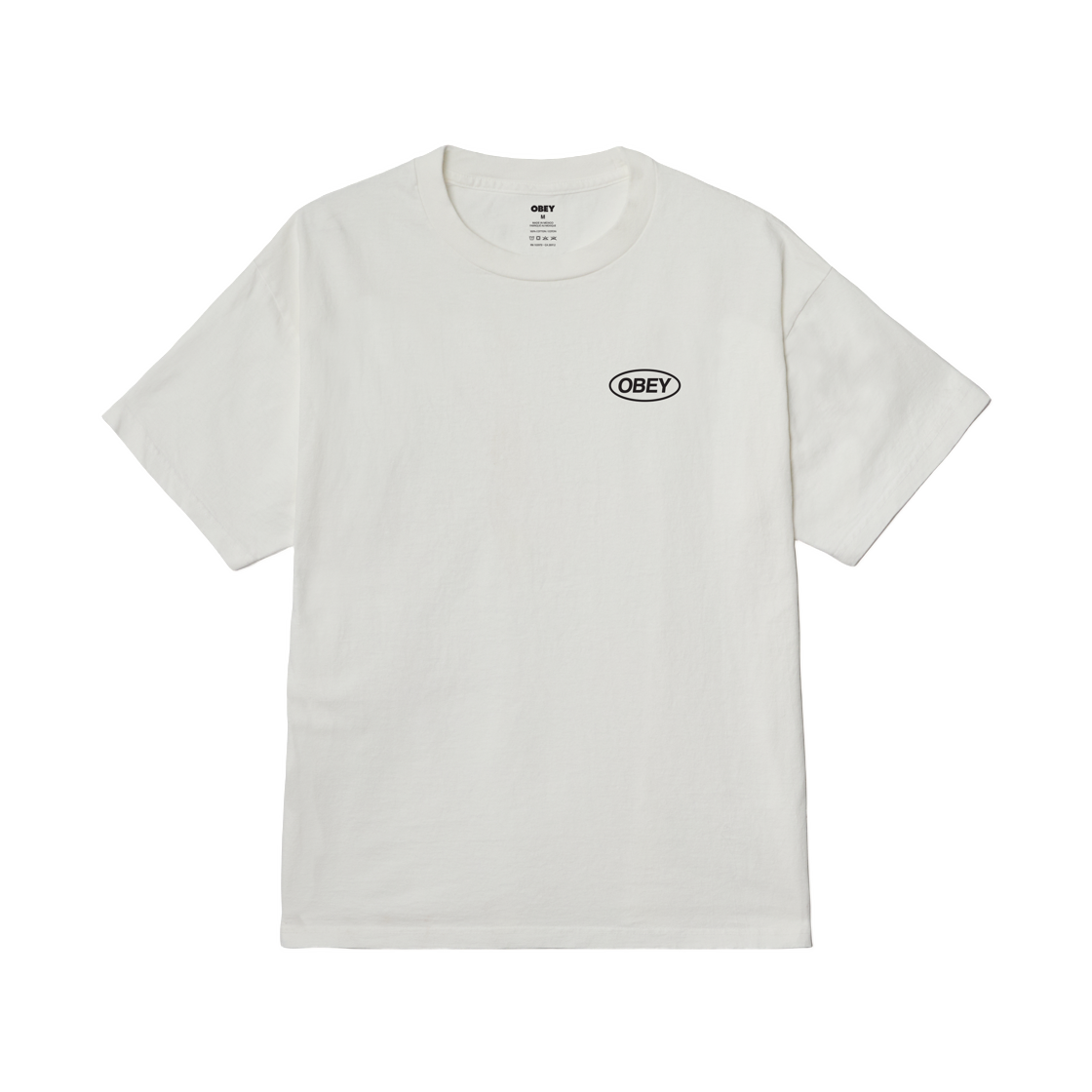 오베이 코드 피그먼트 티셔츠 피그먼트 빈티지 화이트(Obey Code Pigment T-Shirt Pigment Vintage White) - 2