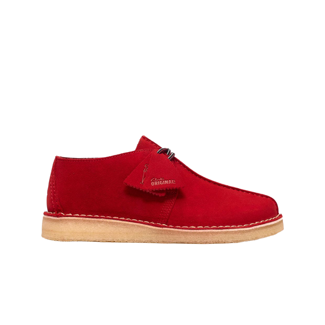 261-85630 Clarks Desert Trek Red Suede