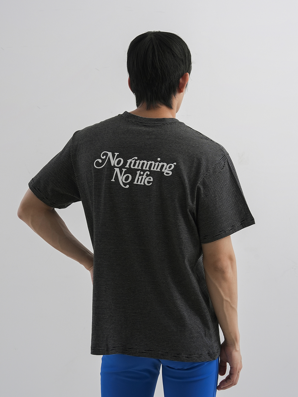 디아더생츄어리 NRNL ST 반팔 티셔츠 스피드 블랙(THE ATHER SANCTUARY NRNL Stripe SS Tee Speed Black) - 5