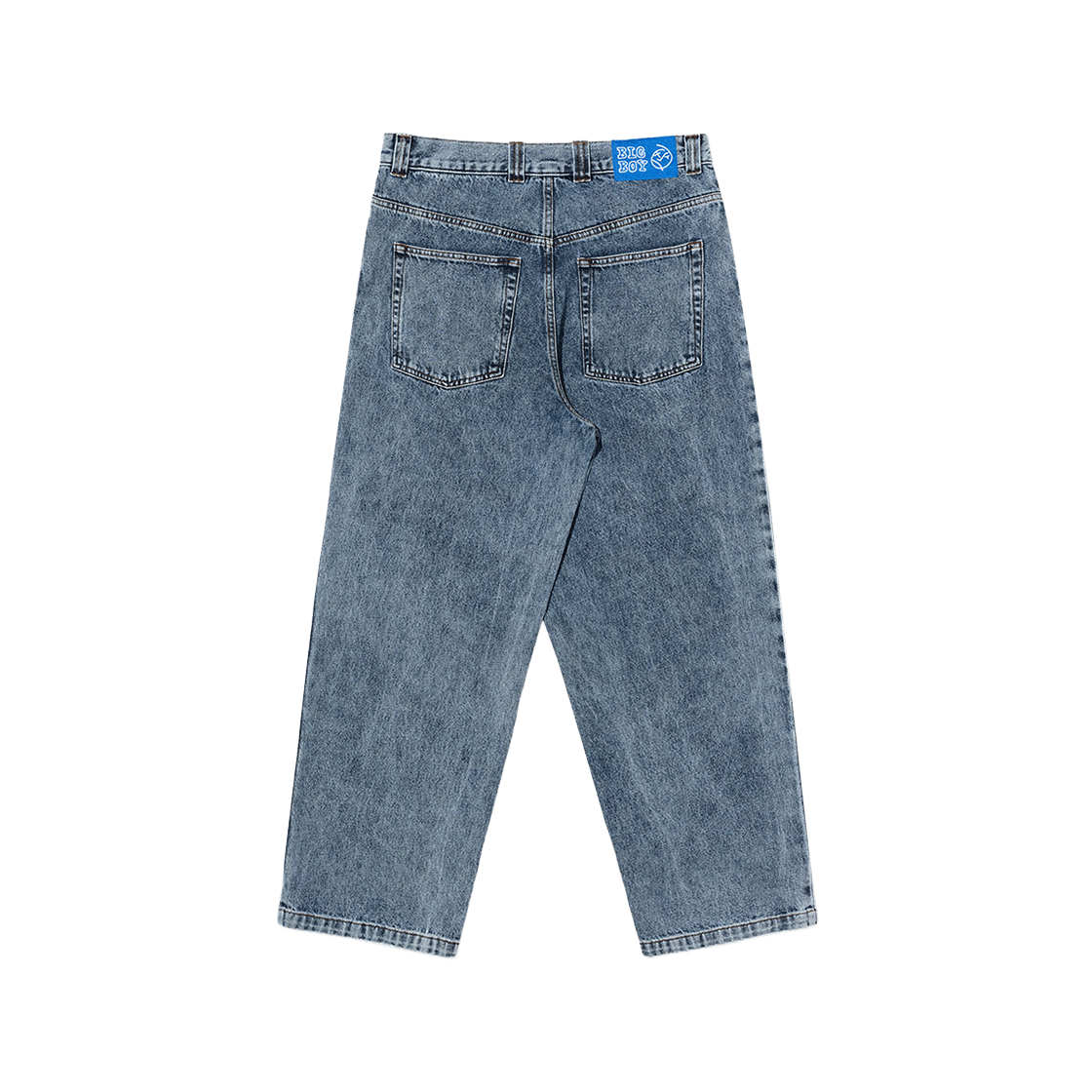 폴라스케이트 빅 보이 팬츠 헤비 워시드 블루(Polar Skate Co. Big Boy Pants Heavy Washed Blue) - 2