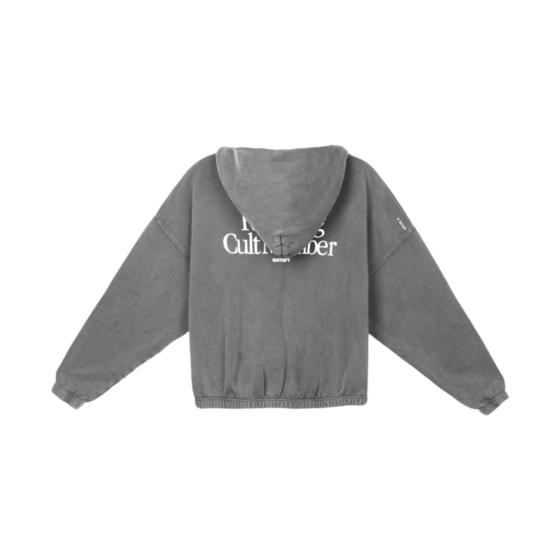 새티스파이 소프트셀 풀 집 후드 에이지드 블랙(Satisfy Softcell  Full Zip Hoodie Aged Black) - 2