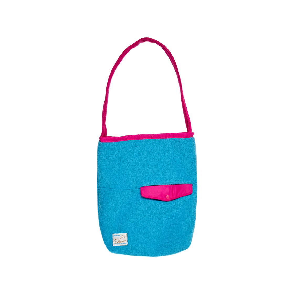 S40737_copy_copy Nice Weather Apparel Fleece Small Bag Cyan