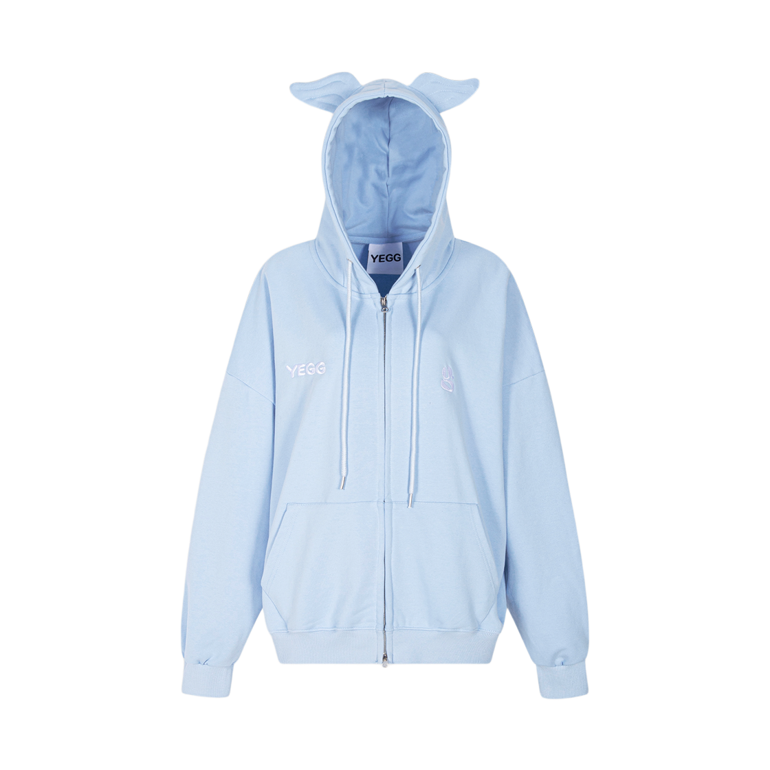 예그 윙 후디 스카이블루(Yegg Wing hoodie  sky blue)