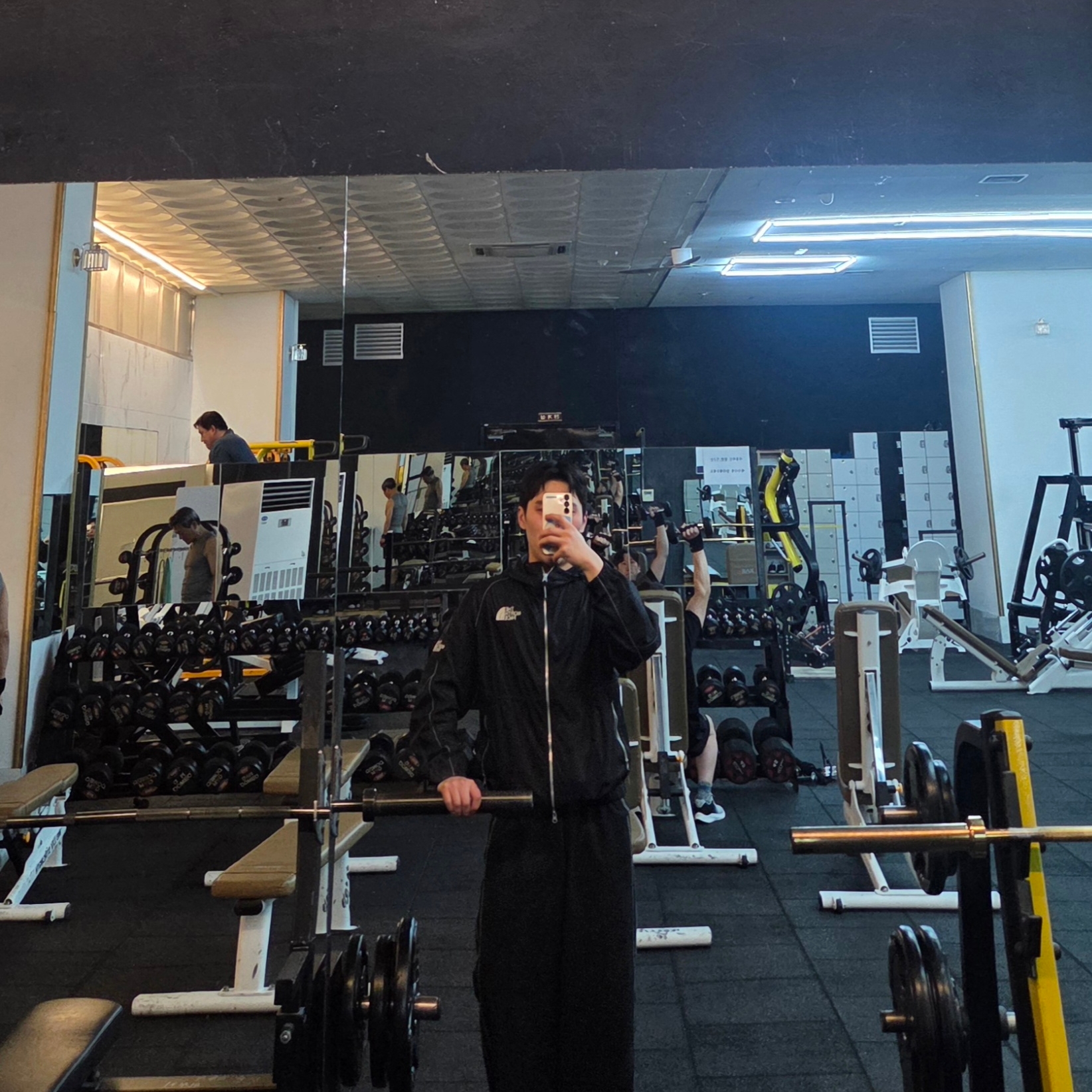 The North Face White Label Novelty Olema Hoodie Black 착용 스타일