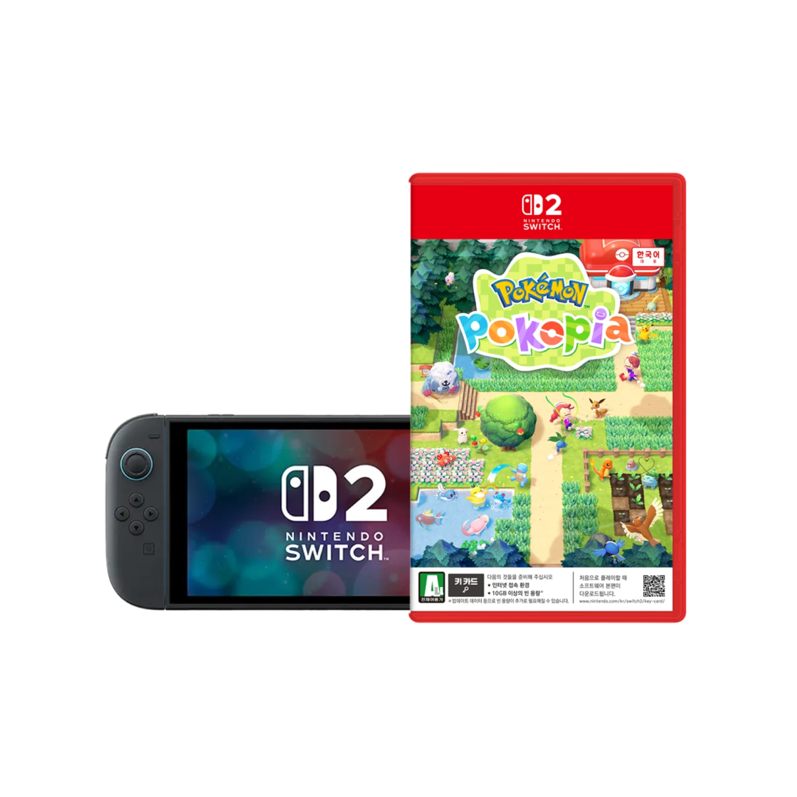 닌텐도 스위치 2 블랙 / 포켓몬 포코피아 (국내 정식 발매 제품)(Nintendo Switch 2 Black / Pokemon Pokopia Set (Korean Ver.)) - 1