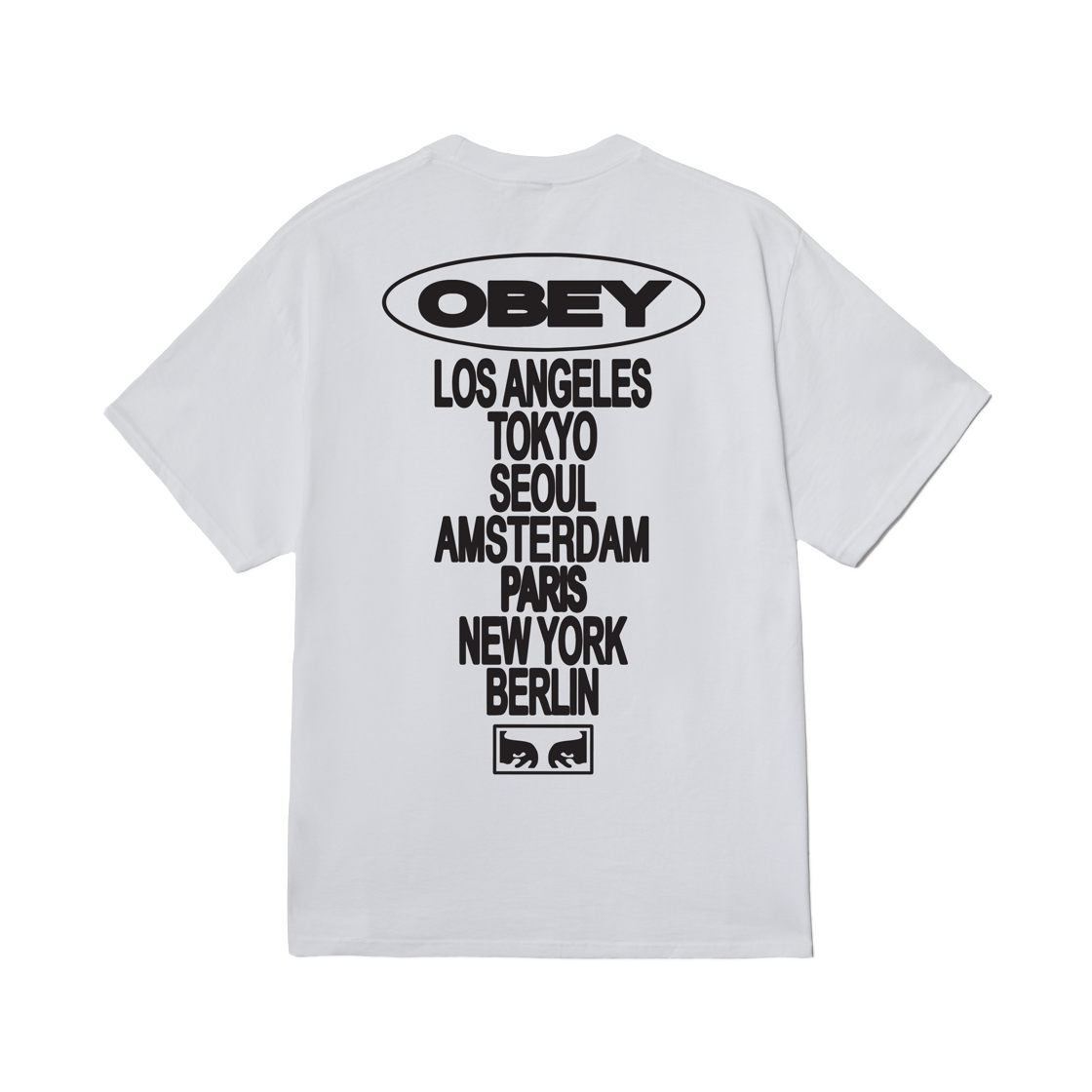 오베이 글로벌 임팩트 클래식 티셔츠 화이트(Obey Global Impact Classic T-Shirt White)
