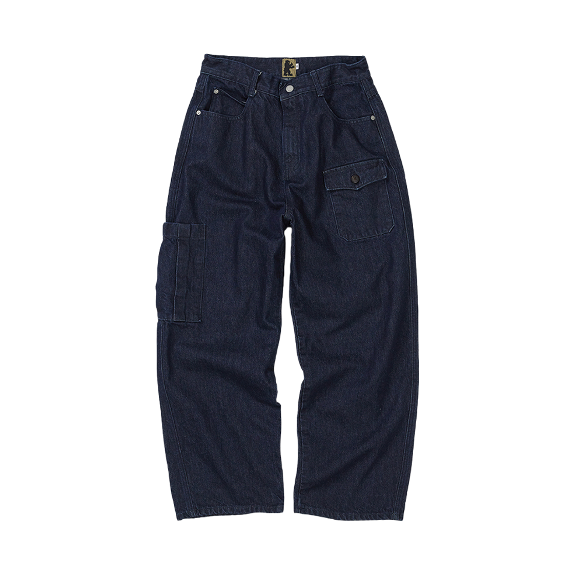 사일런트실러블 페인터 카고 데님 팬츠 인디고(SILENTSYLLABLE Painter Cargo Denim Pants Indigo)