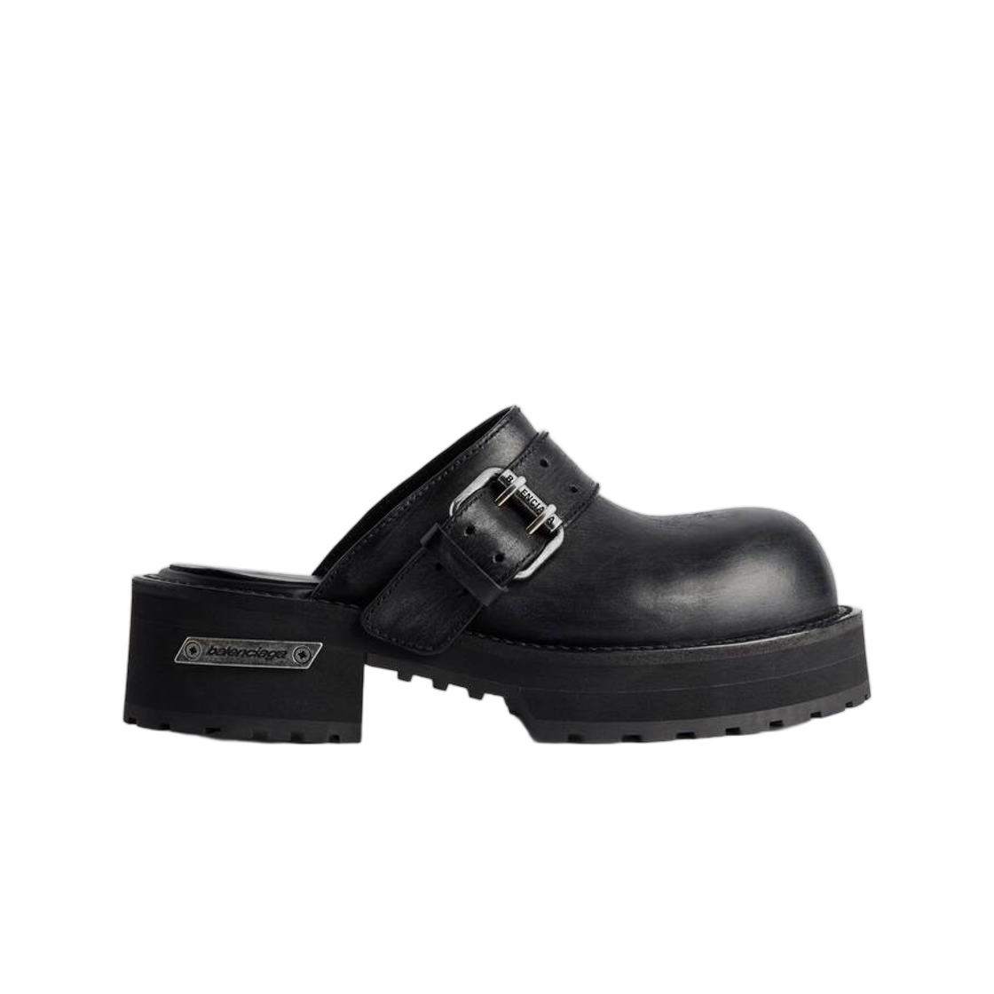 866723WBEQ41081 Balenciaga Venom Mule In Black