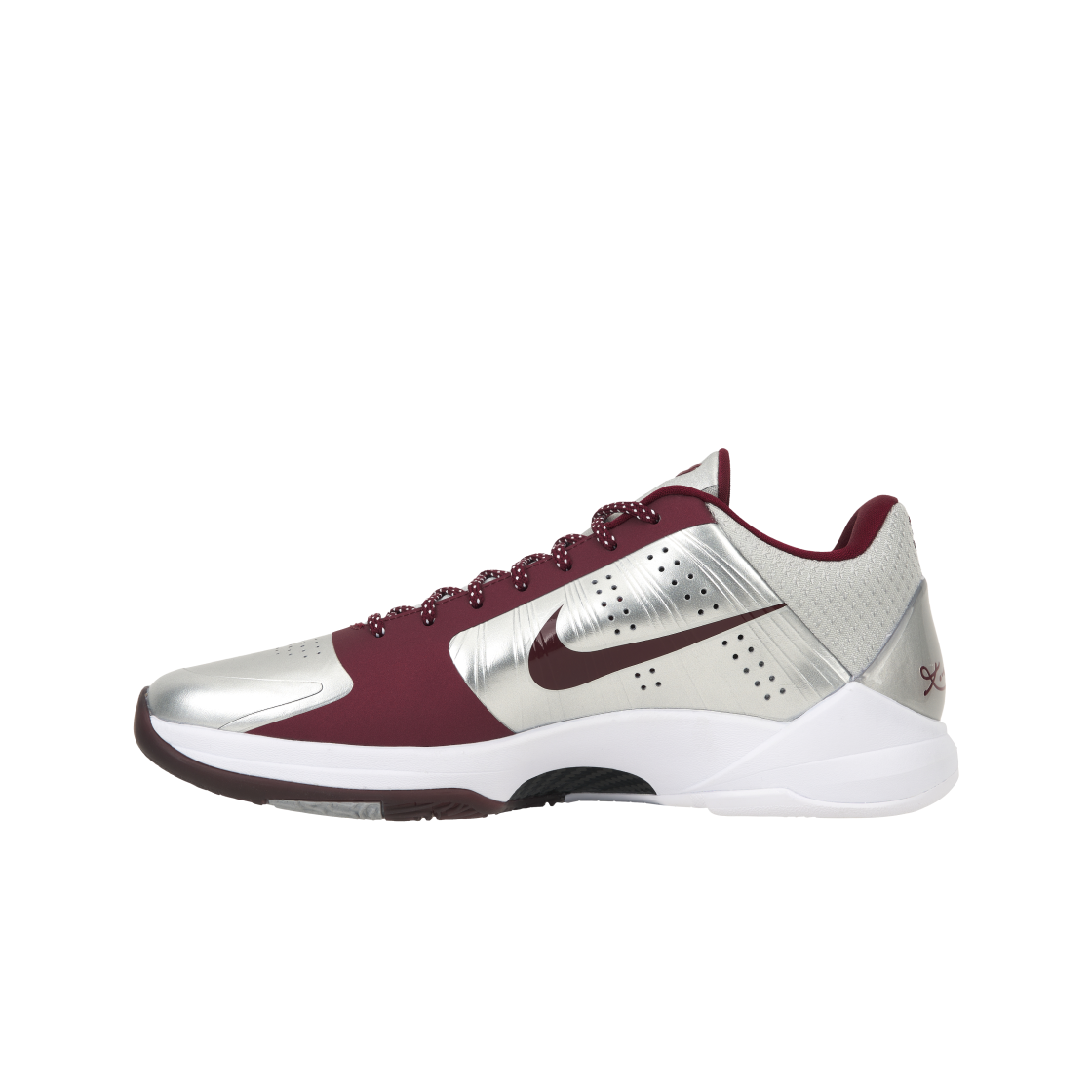 나이키 코비 5 프로트로 로우어 메리온 에이스 어웨이 메탈릭 실버 팀 레드(Nike Kobe 5 Protro Lower Merion Aces Away Metallic Silver Team Red) - 3