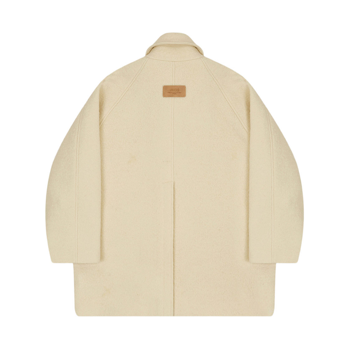 뮈르뮈르 마레 하이넥 울 하프코트 버터(Murmure Mare High-Neck Wool Half Coat Butter) - 3