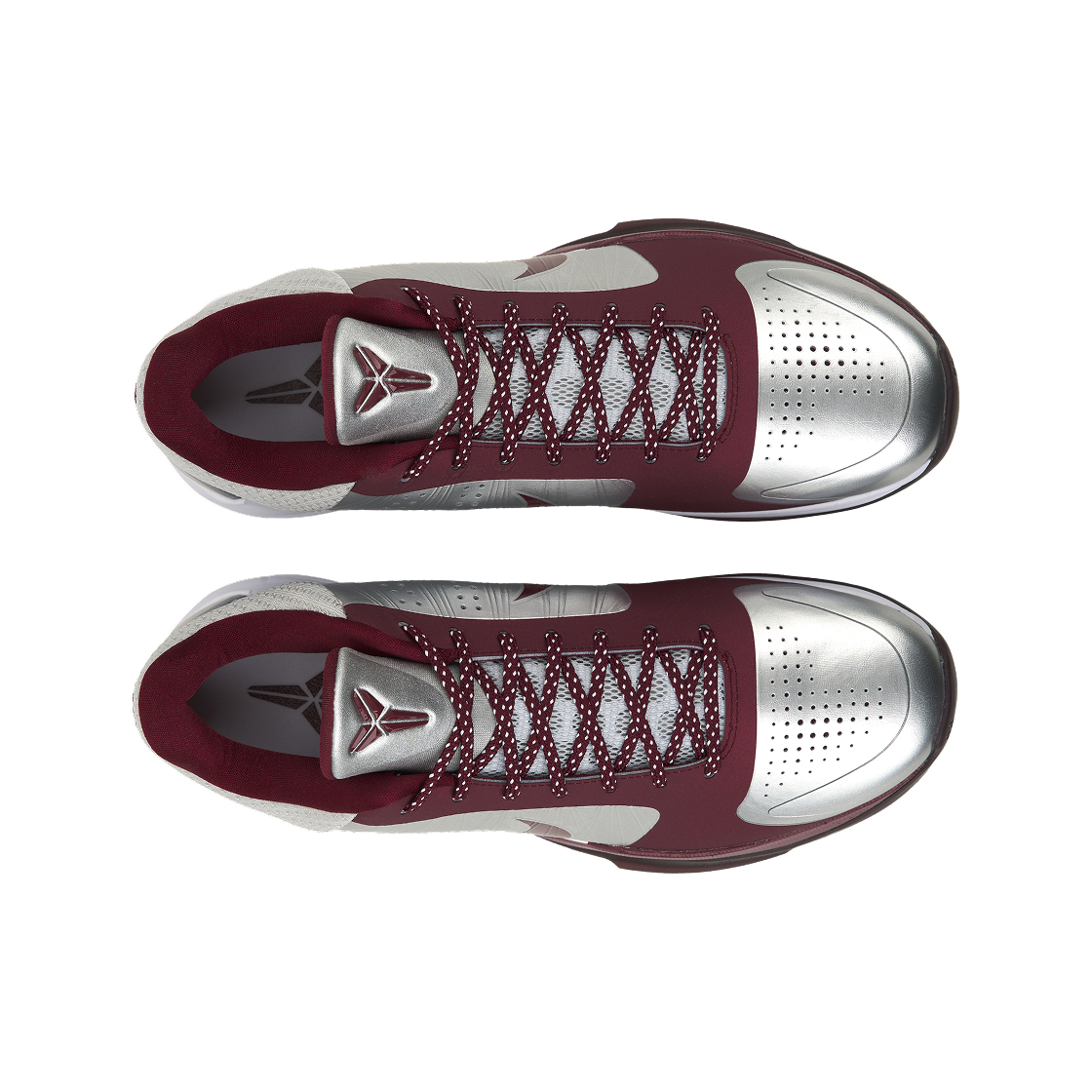 나이키 코비 5 프로트로 로우어 메리온 에이스 어웨이 메탈릭 실버 팀 레드(Nike Kobe 5 Protro Lower Merion Aces Away Metallic Silver Team Red) - 5