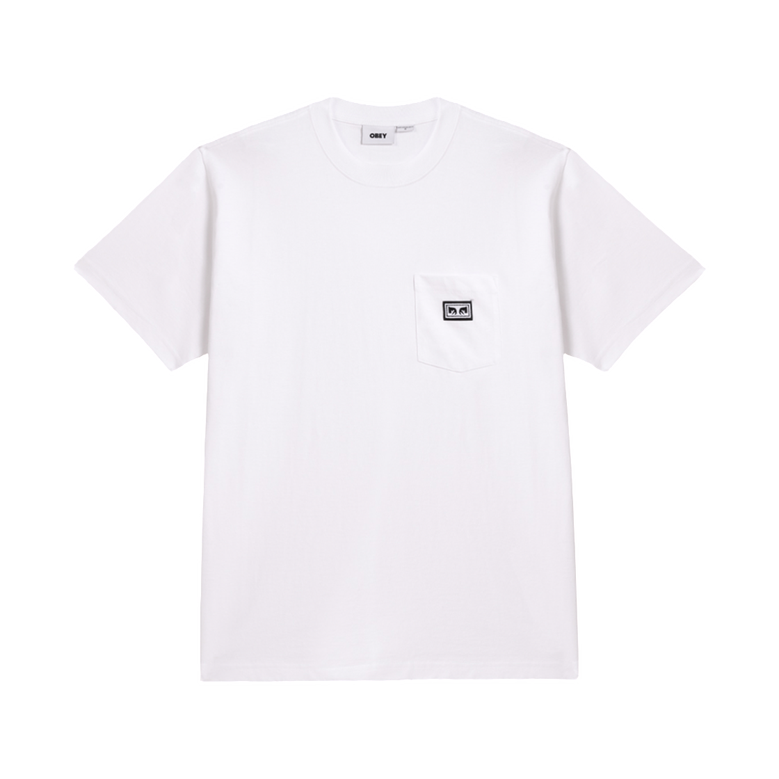 오베이 EST. 웍스 아이즈 포켓 티셔츠 화이트(Obey EST. Works Eyes Pocket T-Shirt White)