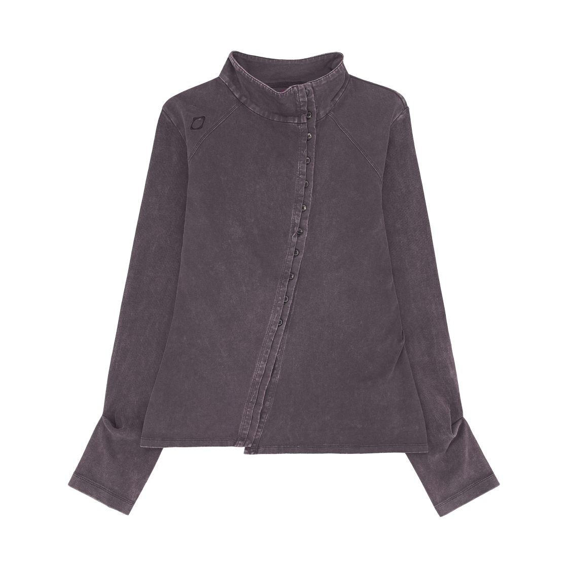 (W) 미스치프 워시드 저지 셔츠 퍼플 브라운((W) Mischief Washed Jersey Shirt Purple Brown)