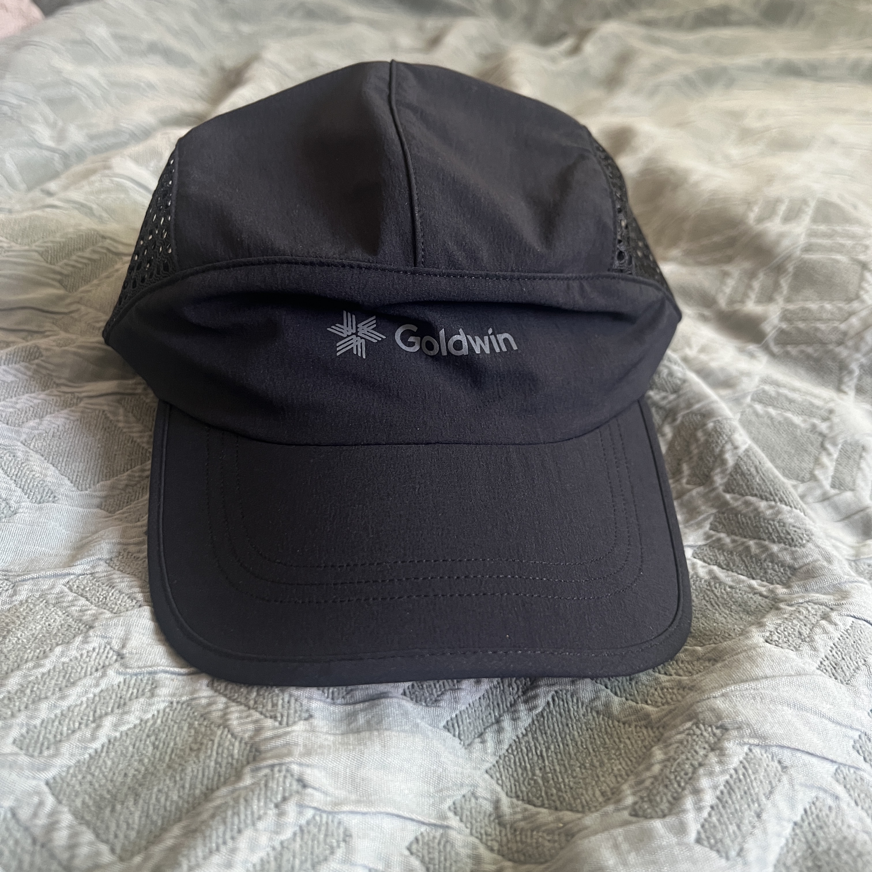 Goldwin Utility Jet Mesh Cap Black - 26SS 착용 스타일