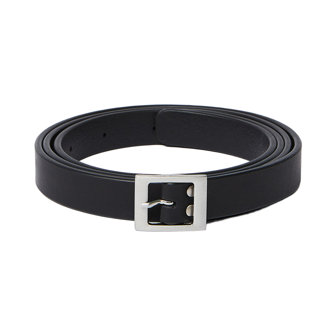 RA01F0879-LGE-09 Rick Owens Temple Mini Stooges Belt Black