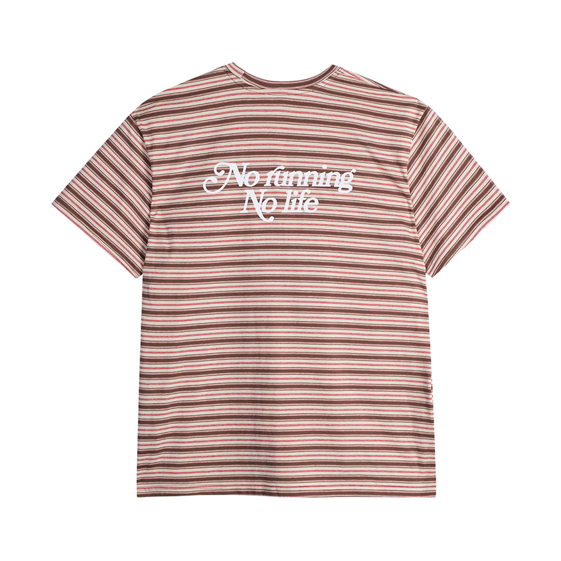 TOP021 THE ATHER SANCTUARY NRNL Stripe SS Tee Daily Red