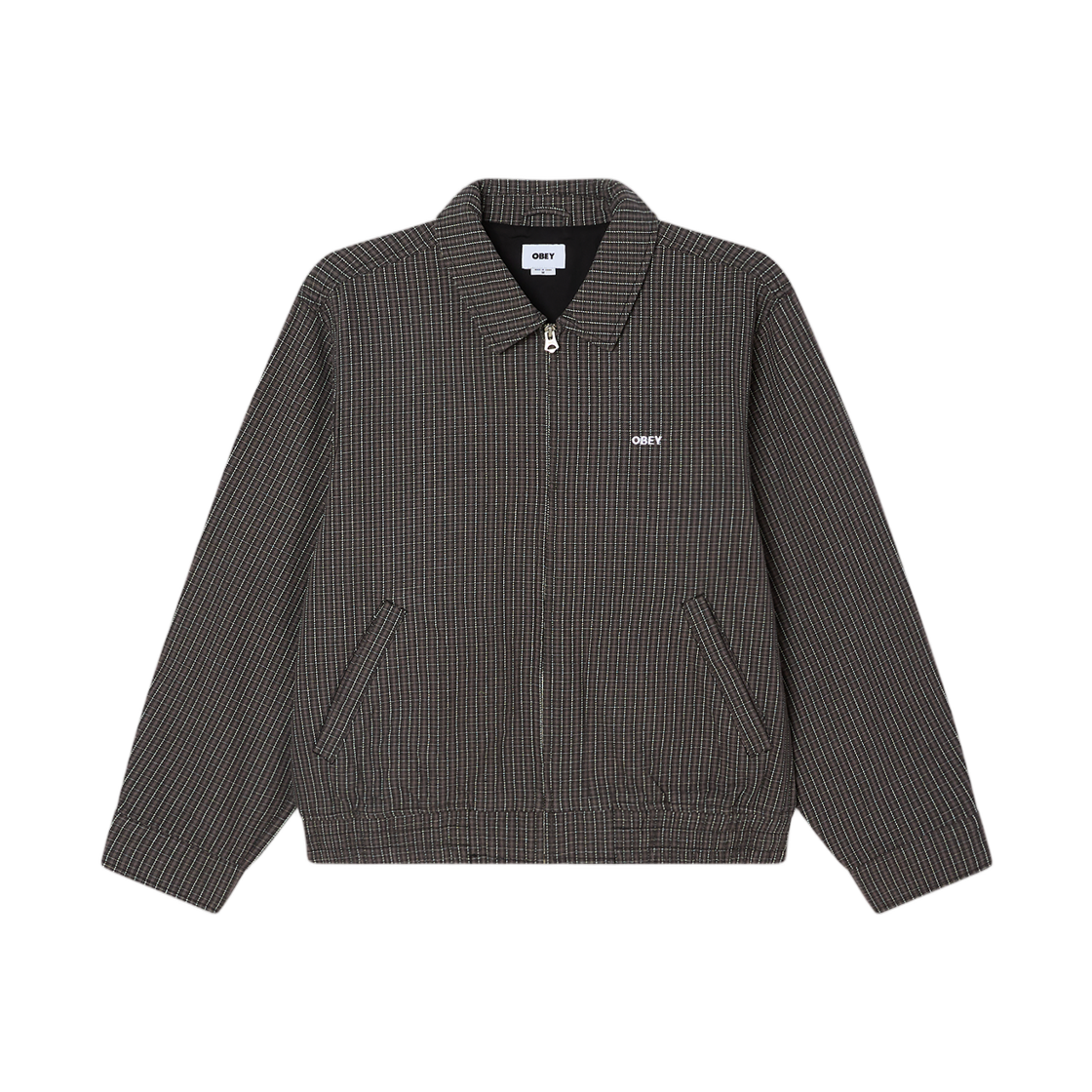 오베이 루터 블루종 자켓 블랙 멀티(Obey Luther Blouson Jacket Black Multi)