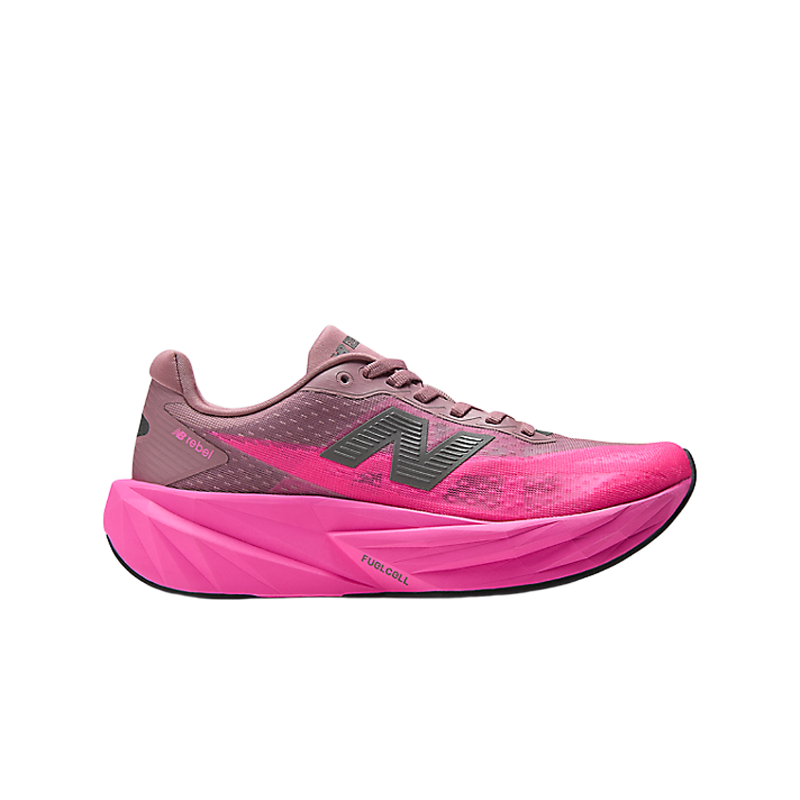 WFCX70N (W) New Balance FuelCell Rebel v5 Pink Heat Rosewood - D Wide