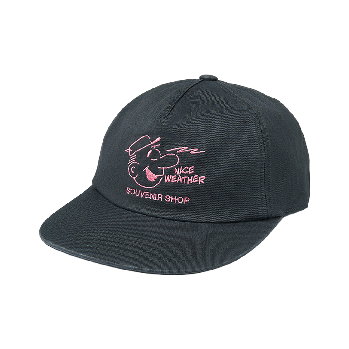 나이스웨더 어패럴 수베니어 가이 5P 캡 차콜(Nice Weather Apparel Souvenir Guy 5P Cap Charcoal) - 2