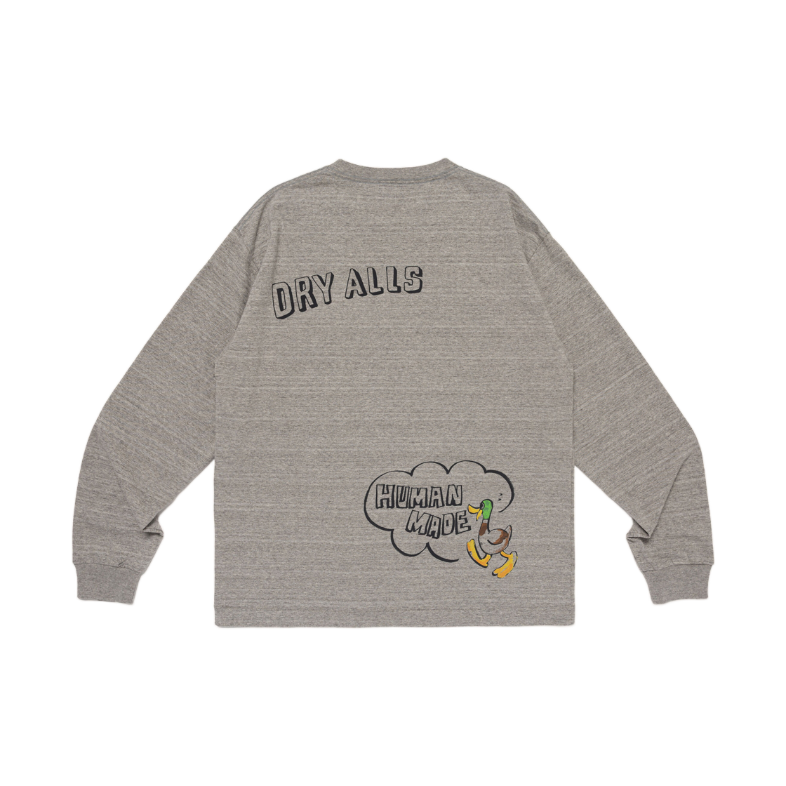 휴먼 메이드 그래픽 롱슬리브 티셔츠 그레이(Human Made Graphic L/S T-Shirt Gray) - 2