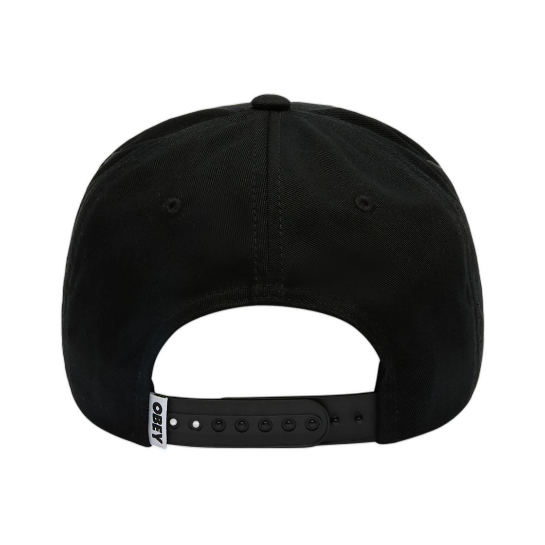 오베이 델타 5 패널 스냅백 블랙(Obey Delta 5 Panel Snapback Black) - 2