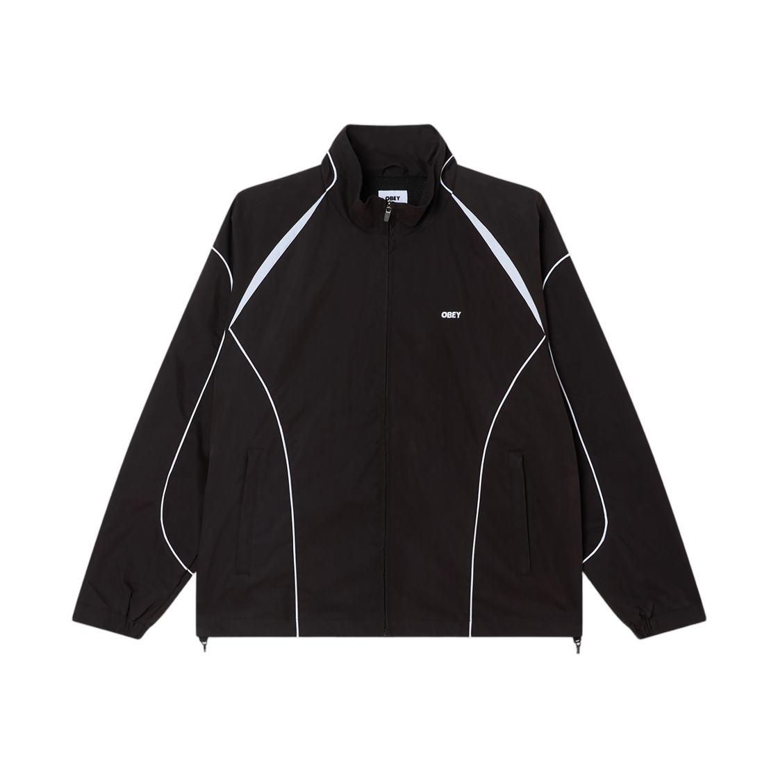 오베이 프랙티스 윈드브레이커 블랙(Obey Practice Windbreaker Black)