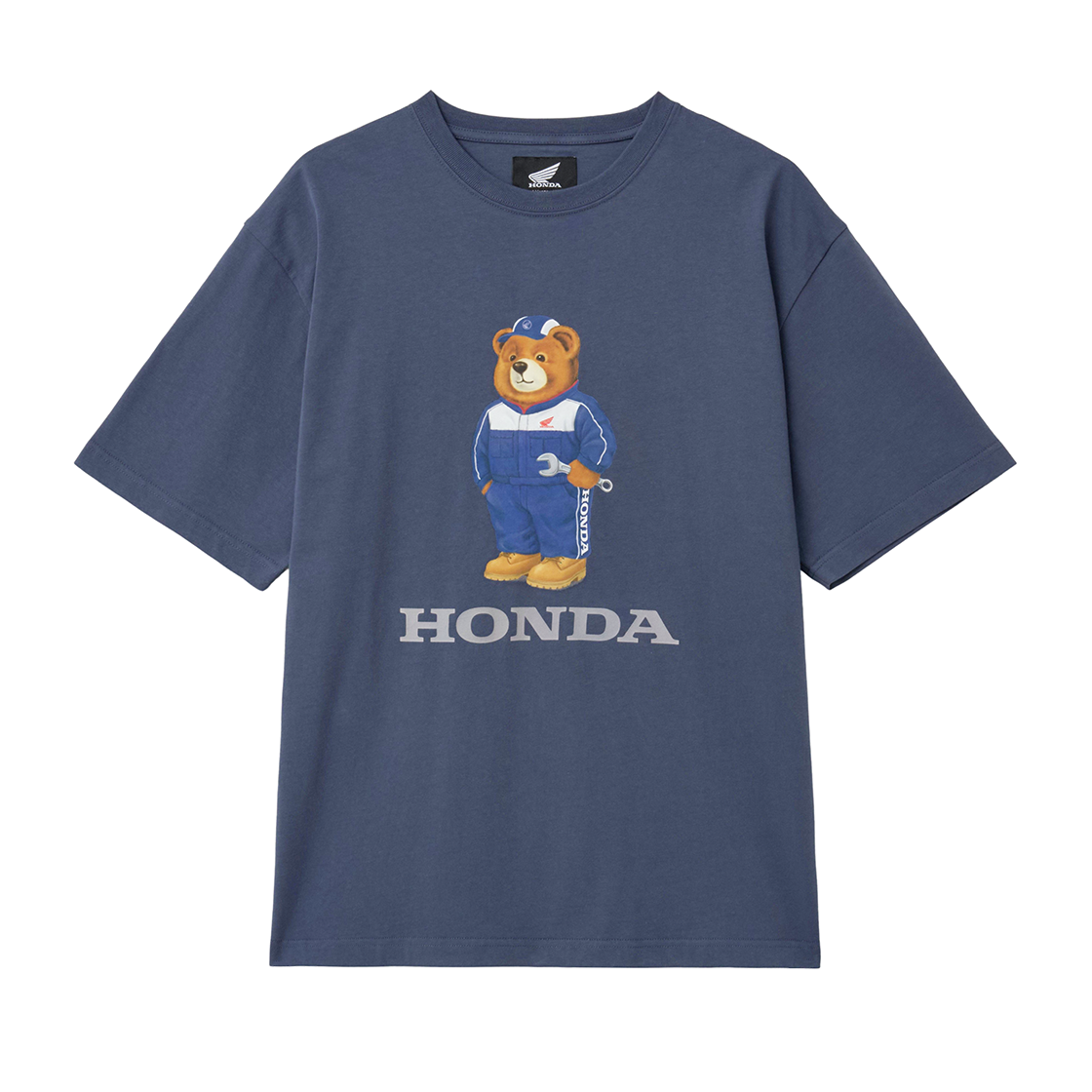 HGM1SS327BNA Honda Mechanic Bear Short Sleeve Navy