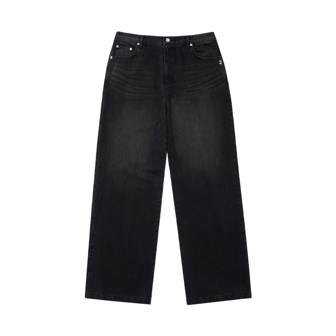 포스333 스트레이트 핏 데님 팬츠 블랙(PHOS333 M Straight Fit Denim Pants Black)