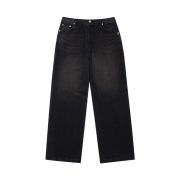 PHOS333 M Straight Fit Denim Pants Black