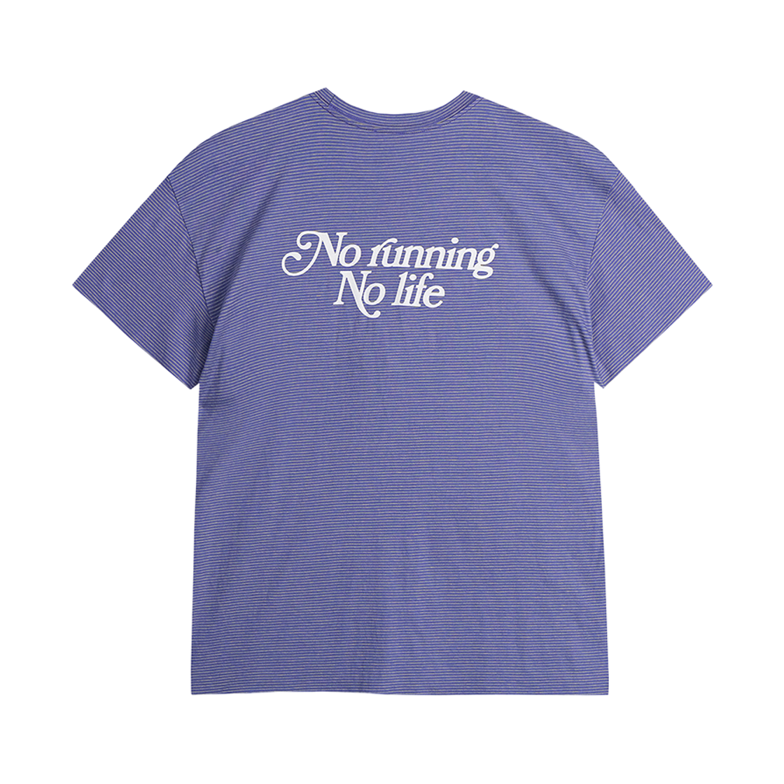 TOP020 THE ATHER SANCTUARY NRNL Stripe SS Tee Speed Blue