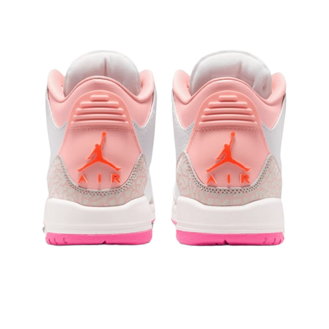 (GS) 조던 3 레트로 펄 핑크 하이퍼 오렌지((GS) Jordan 3 Retro Pearl Pink Hyper Orange) - 3