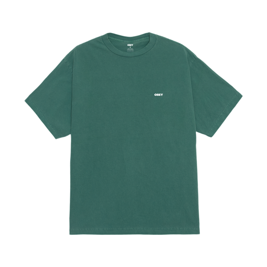 오베이 볼드 아이콘 페이스 피그먼트 티셔츠 피그먼트 레인 포레스트(Obey Bold Icon Face Pigment T-Shirt Pigment Rain Forest) - 2