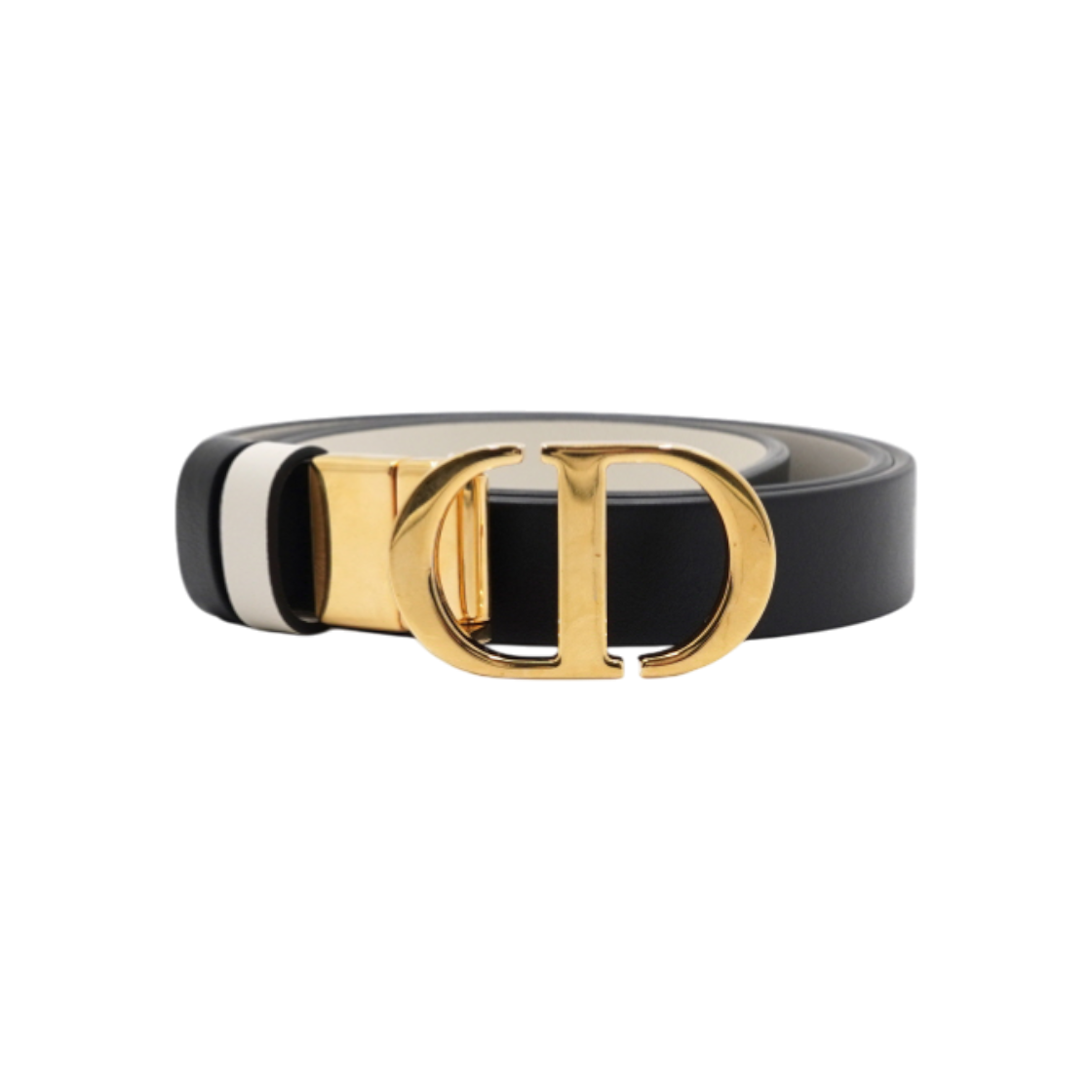 디올 B0446UWGA_M911 블랙 라떼 30 몽테인 리버서블 20MM 여성 벨트aa62079(Dior Black Latte 30 Montaigne Reversible 20MM Women's Belt) - 1