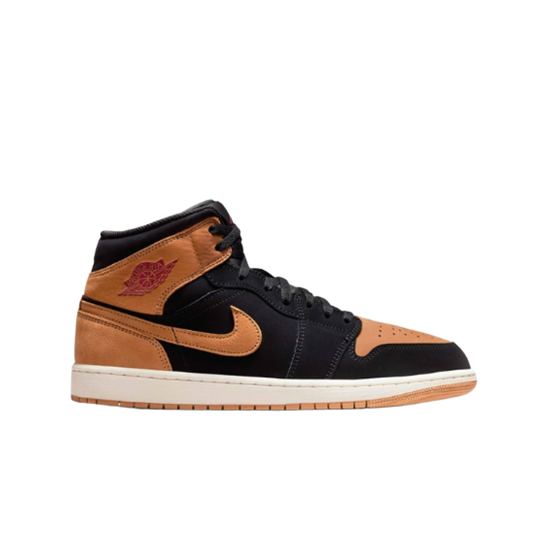 HV4091-002 Jordan 1 Mid SE Black Varsity Red