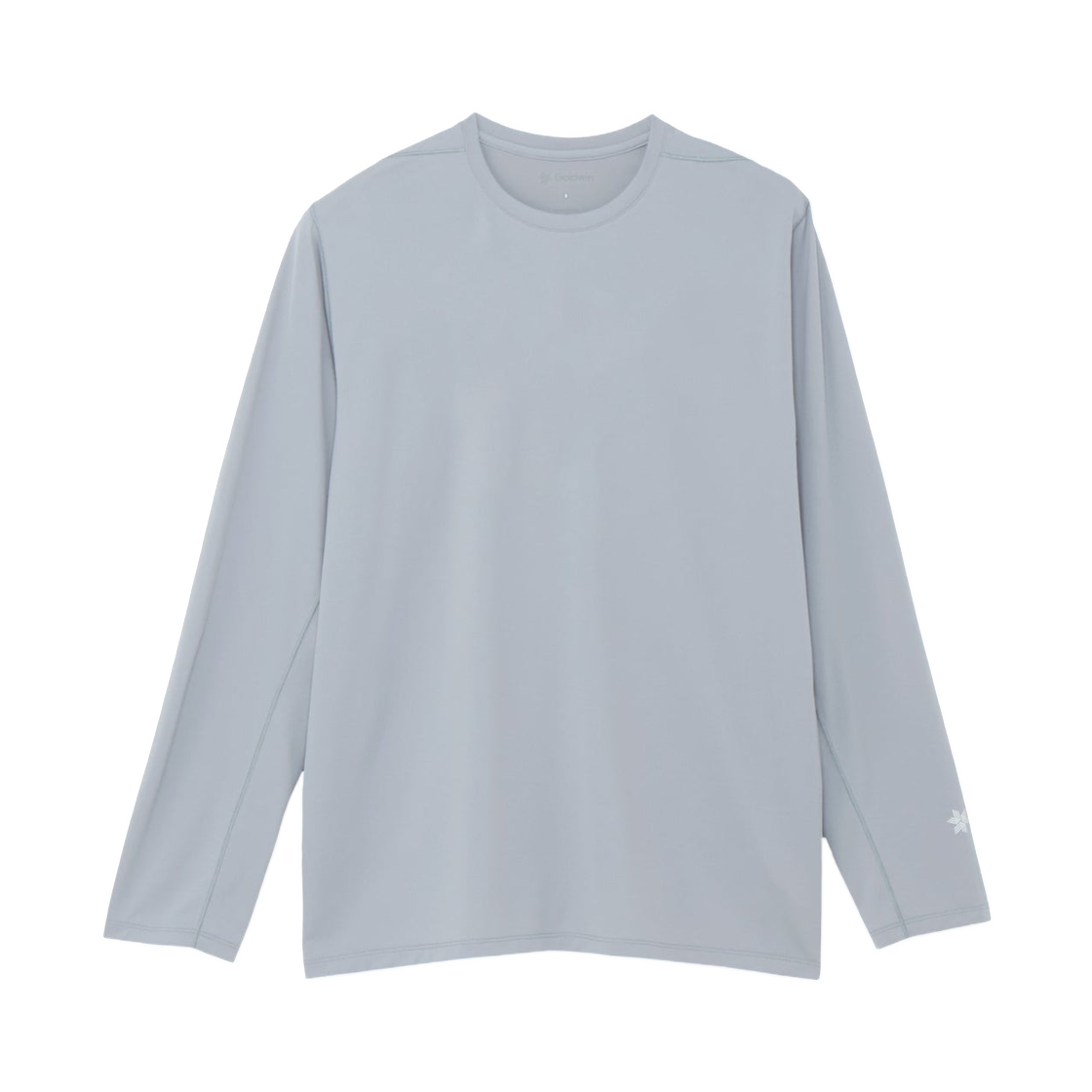 골드윈 WF 드라이 롱슬리브 티셔츠 슬릿 그레이(Goldwin WF-Dry L/S T-shirt Sleet Gray)