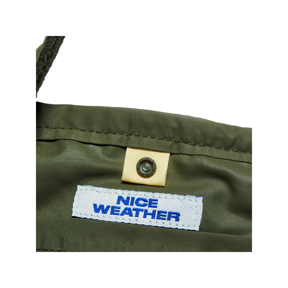 나이스 어패럴 플리스 스몰 백 그레이지(Nice Weather Apparel Fleece Small Bag Greige) - 5