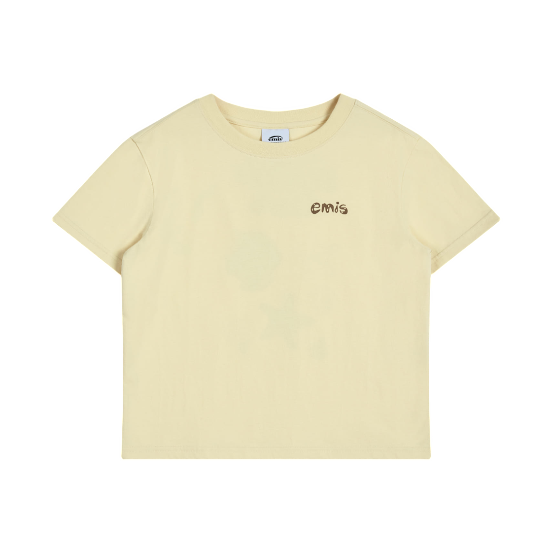 (W) 이미스 코스탈 베이비 티셔츠 옐로우((W) Emis Coastal Baby T-Shirt Yellow)