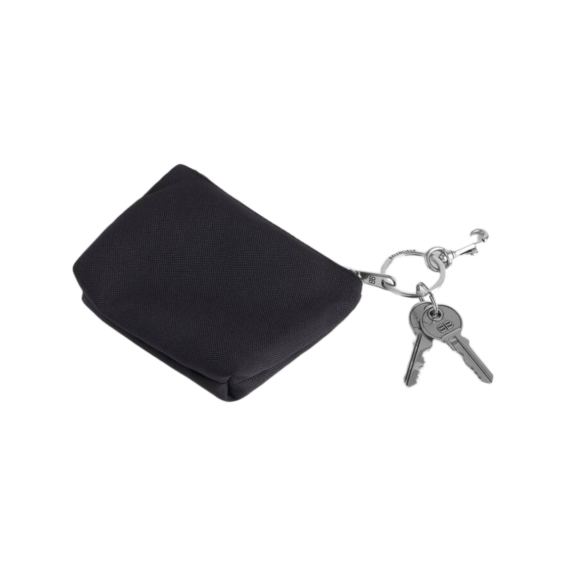 발렌시아가 참 지퍼 파우치 블랙(Balenciaga Charm Zipped Pouch In Black) - 2