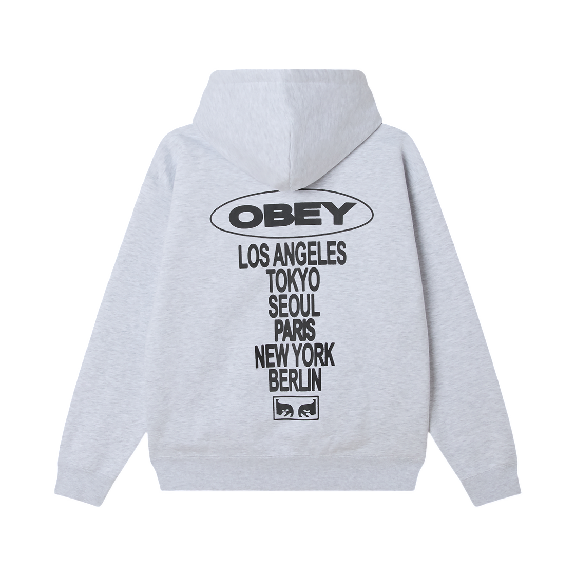 오베이 오발 시티 풀오버 애쉬 그레이(Obey Oval Cities Pullover Ash Grey)